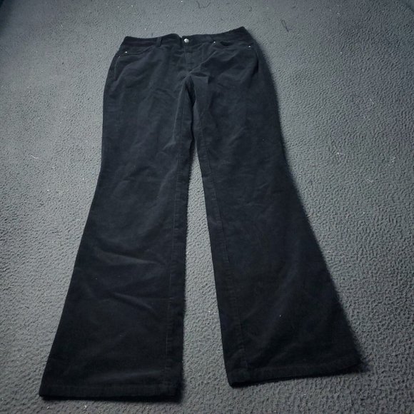 Dockers Corduroy Dress Pants Womens Size 6 30x31  Black - Picture 1 of 9